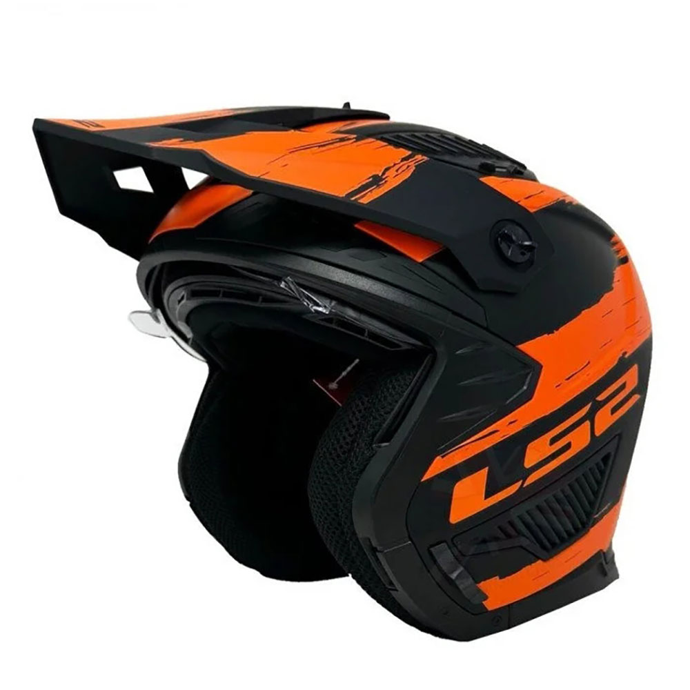 LS2-OF606-DRIFTER-MUD-Matt-Black-Orange-3