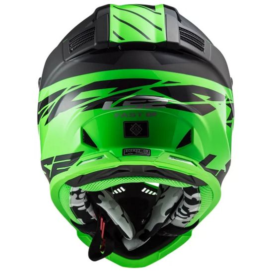 LS2 MX437 FAST EVO ROAR black-green-2