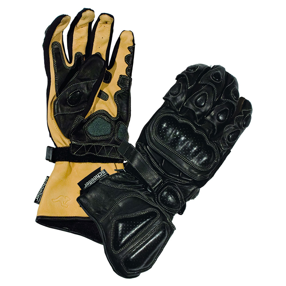 Перчатки-Modeka-Racing-Pro-black-yellow