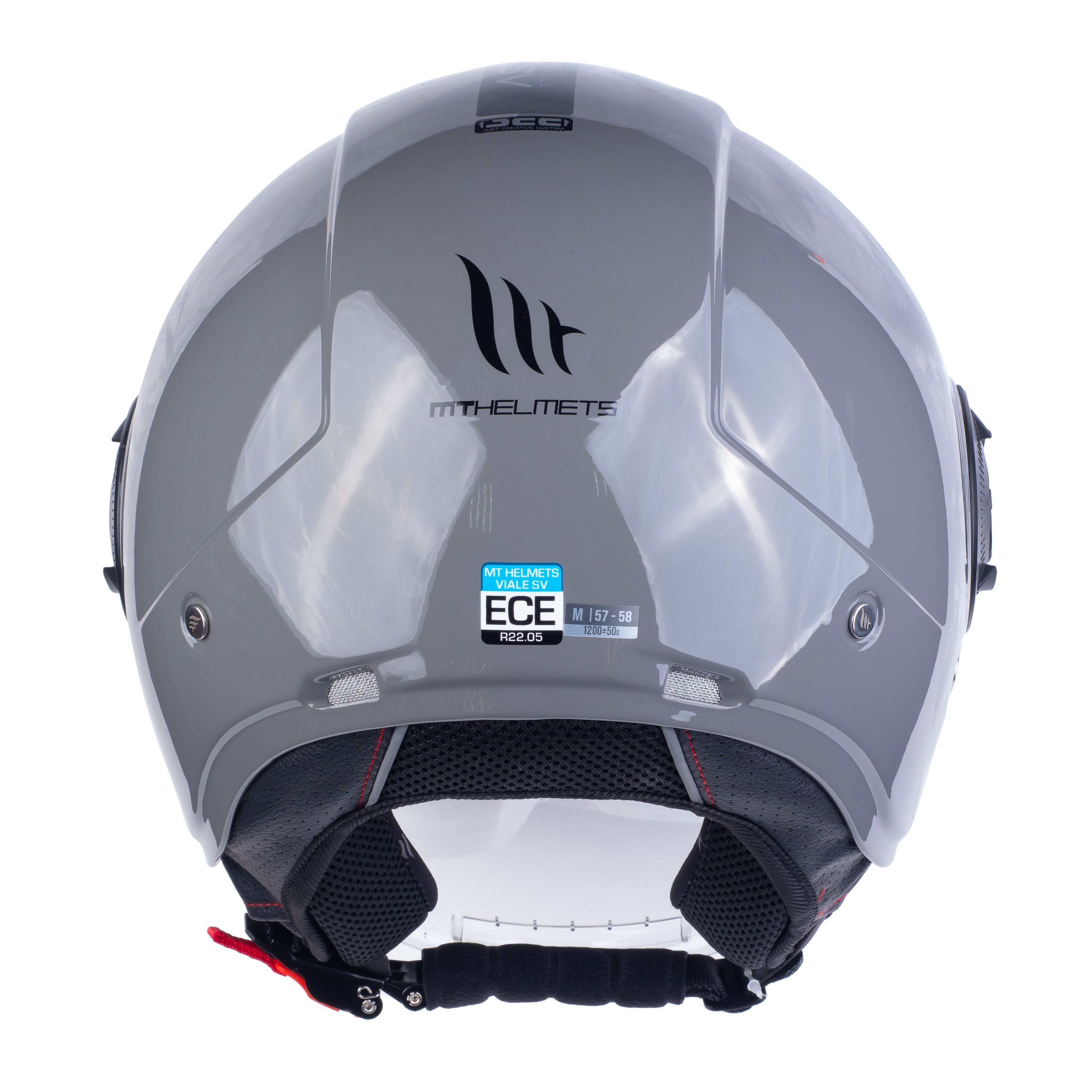 MT VIALE SV solid A2 M мотошлем открытый _4