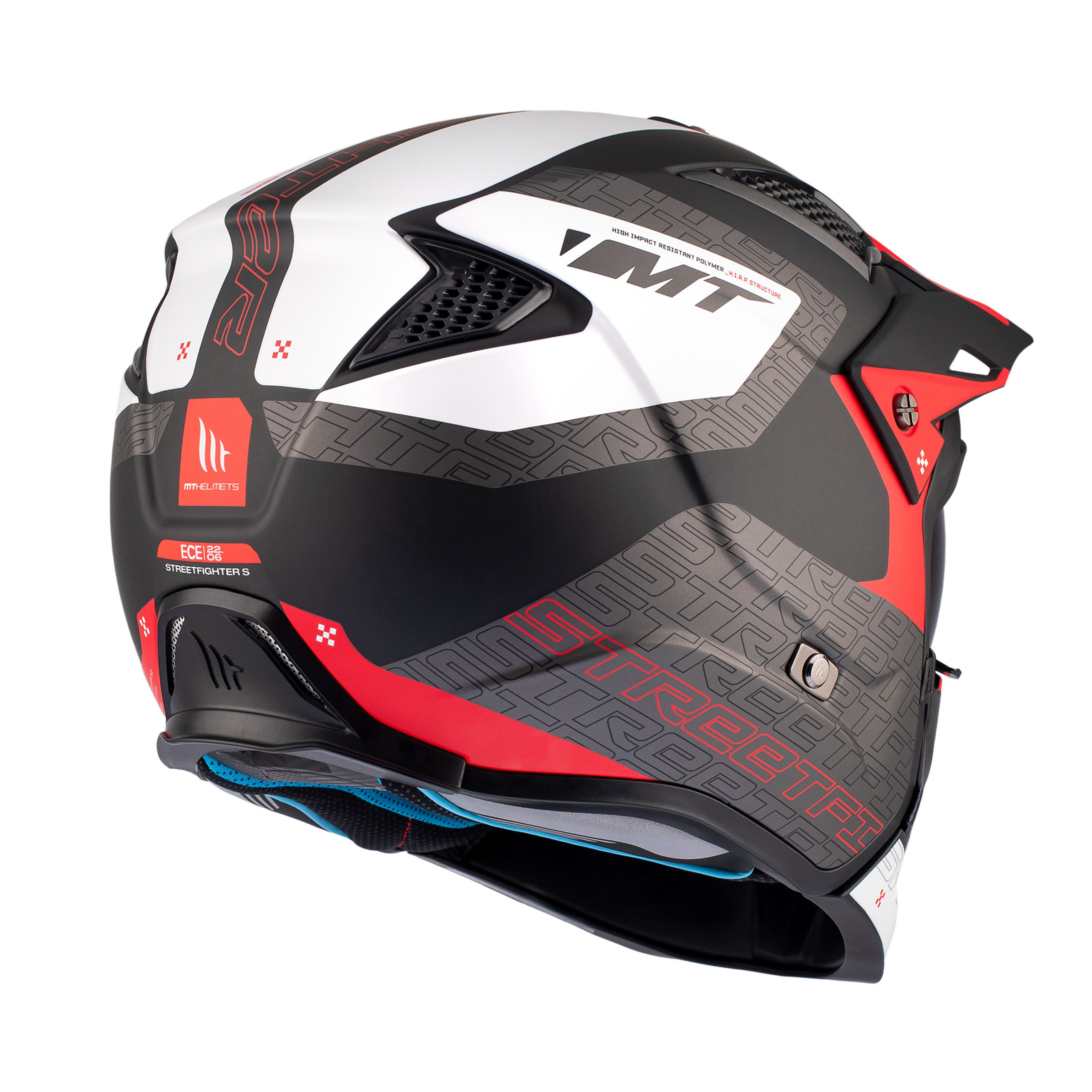 MT STREETFIGHTER SV TOTEM B15 Matt Pearl Red M мотоэкипировка мотозащита_7