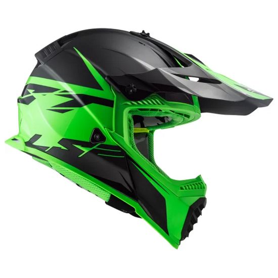 LS2 MX437 FAST EVO ROAR black-green-5