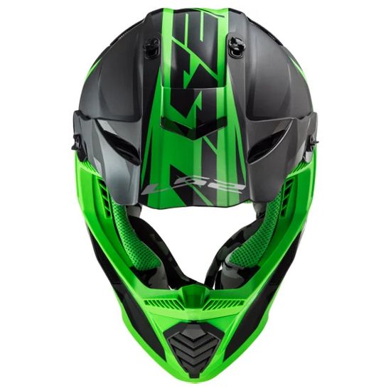 LS2 MX437 FAST EVO ROAR black-green-1