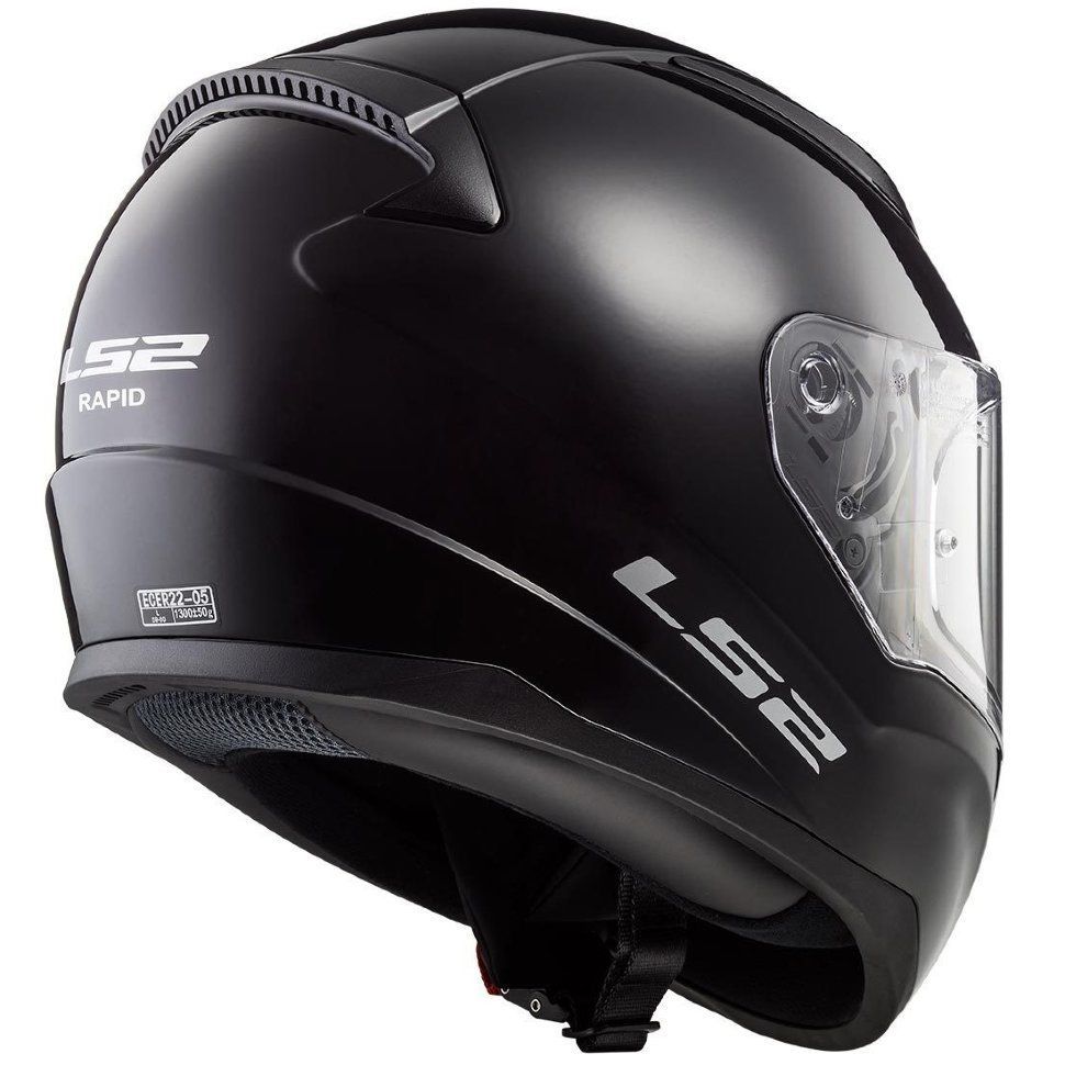 LS2 FF353 RAPID Single Mono Gloss Black M_3