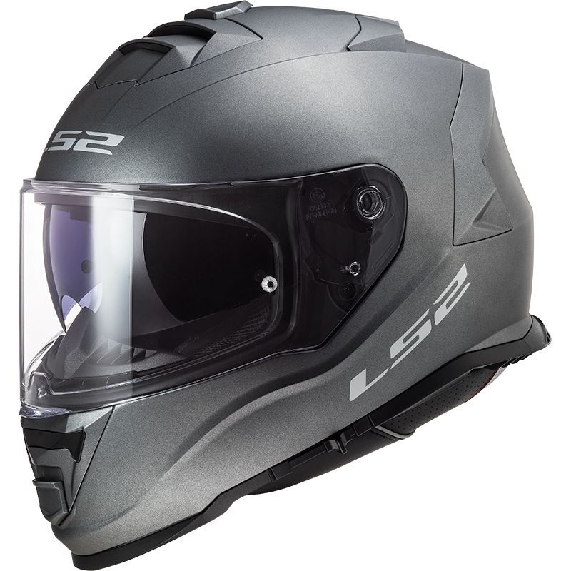 LS2 FF800 STORM Solid Matt Titanium XS_1