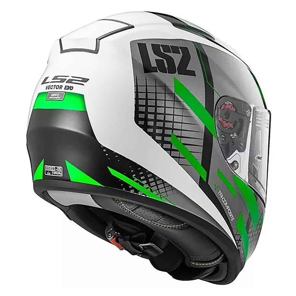 Шлем-LS2-FF397-VECTOR-TITAN-White-Titanium-Green-1