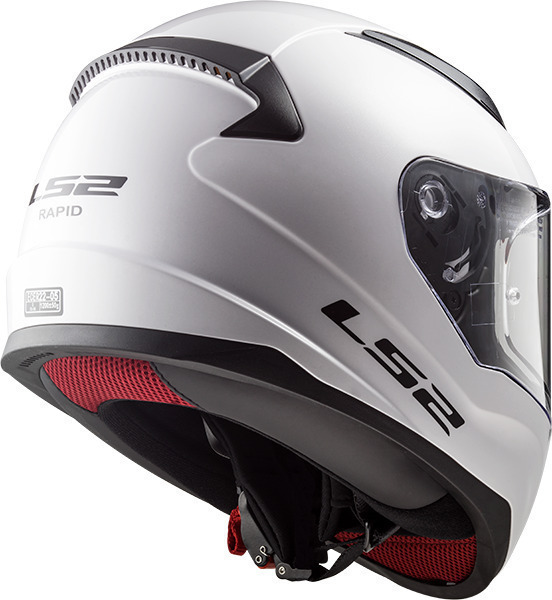 LS2 FF353 RAPID Single Mono Gloss White XS_2