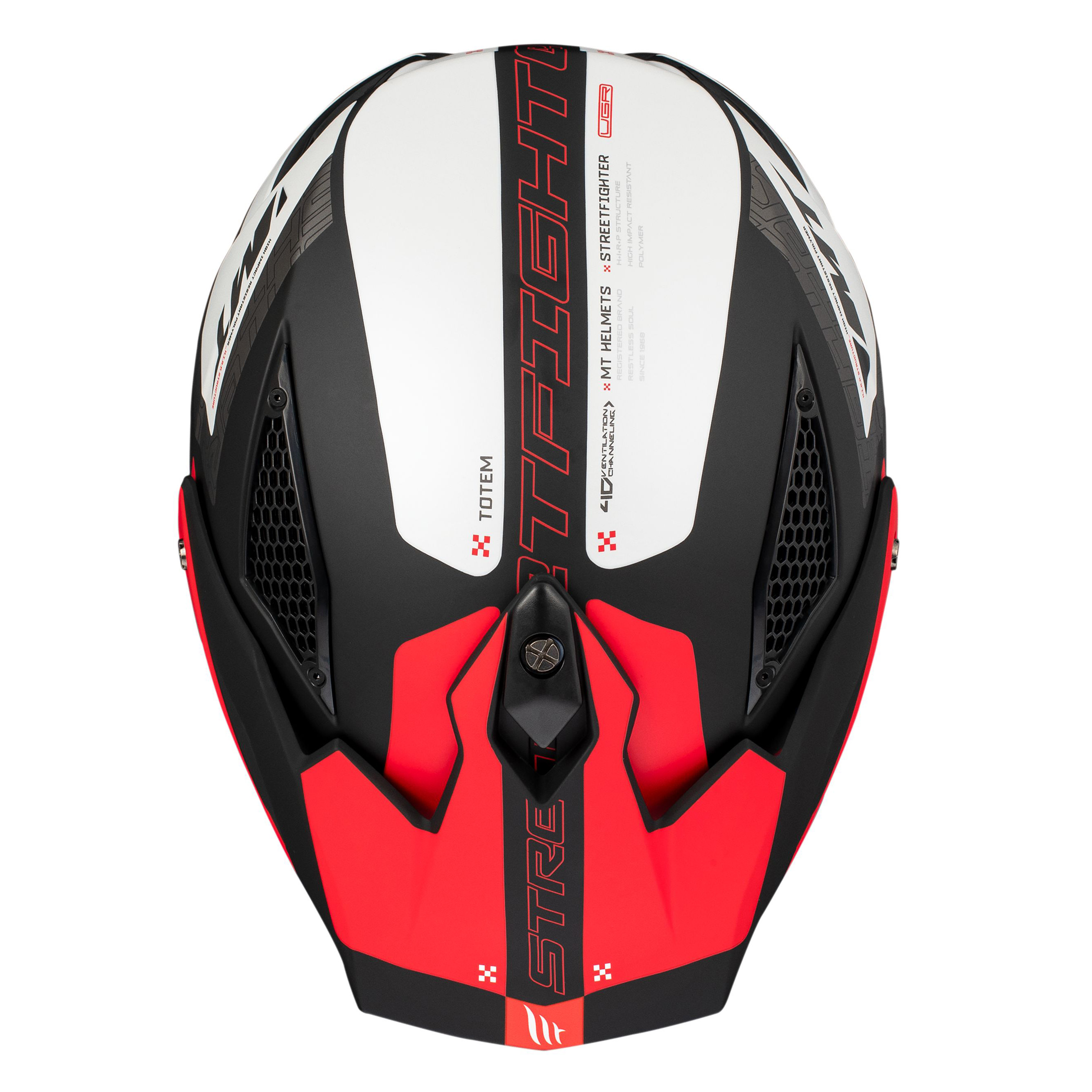 MT STREETFIGHTER SV TOTEM B15 Matt Pearl Red M мотоэкипировка мотозащита_2