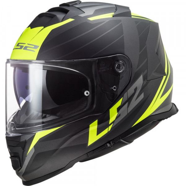 Шлем LS2 FF800 STORM RACER-matt-yellow