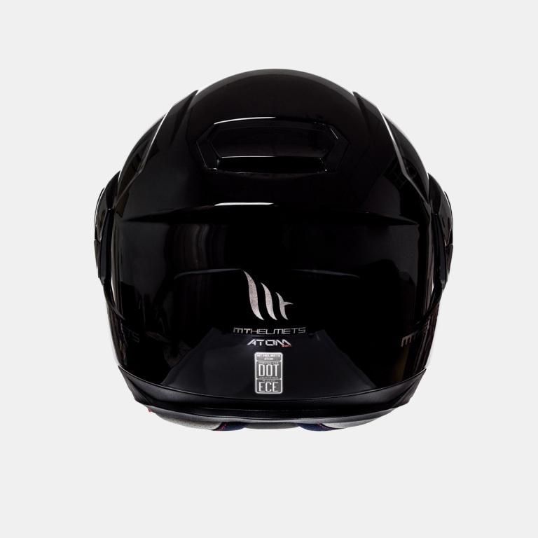 MT ATOM SV Solid черный S мотошлем модуляр мотоэкипировка мотозащита_5