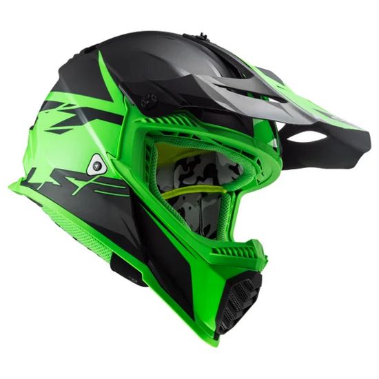 LS2 MX437 FAST EVO ROAR black-green-4